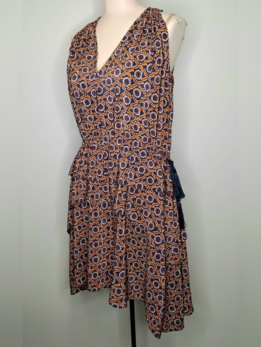 Derek Lam 10 Crosby Silk Printed Dress
